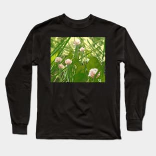 Pink Chives Long Sleeve T-Shirt